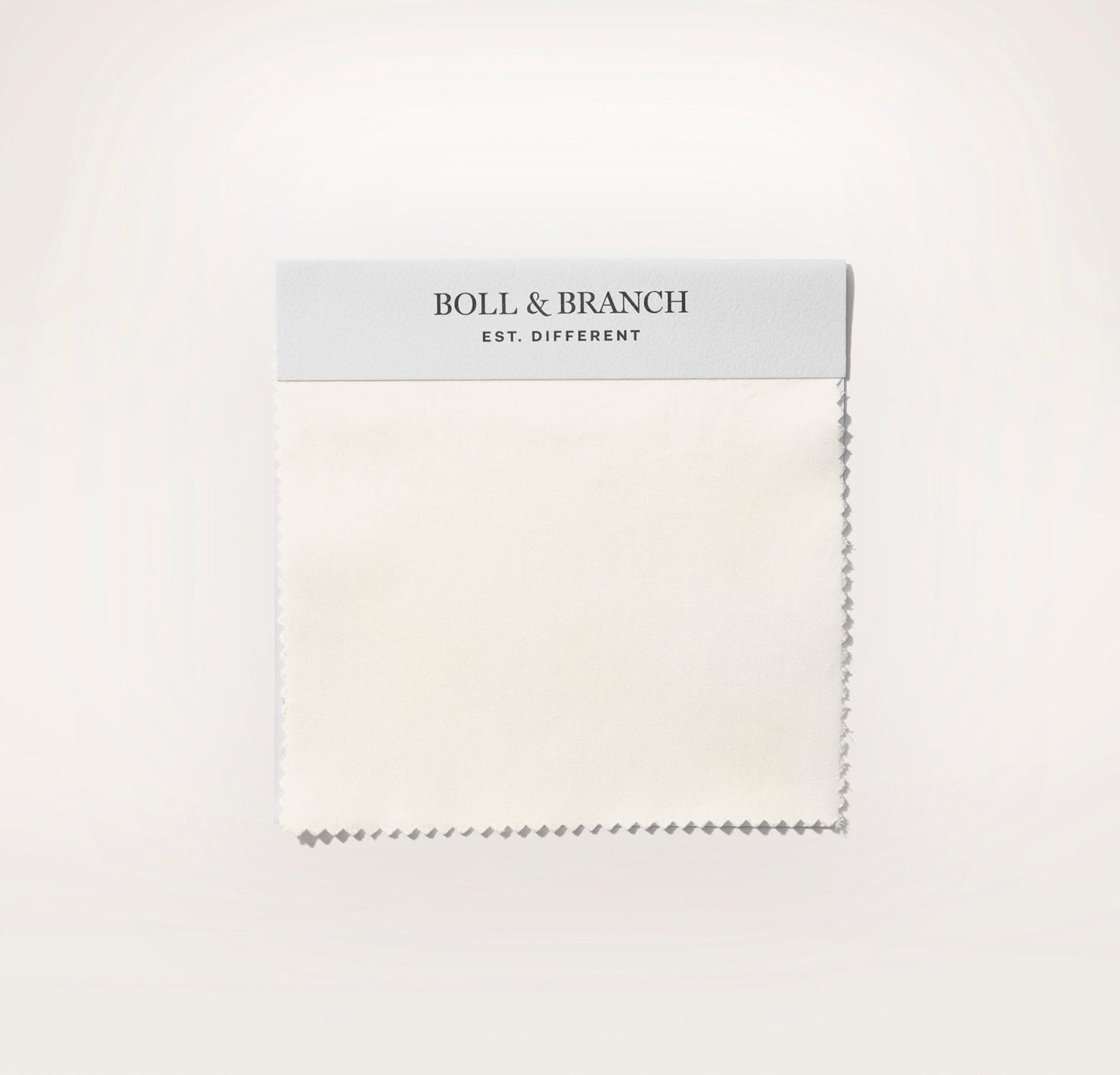 Percale Vintage Washed Fabric Swatch - Vintage Cream