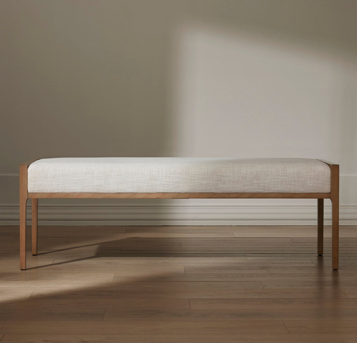 Upholstered Bench - Bluff - Natural