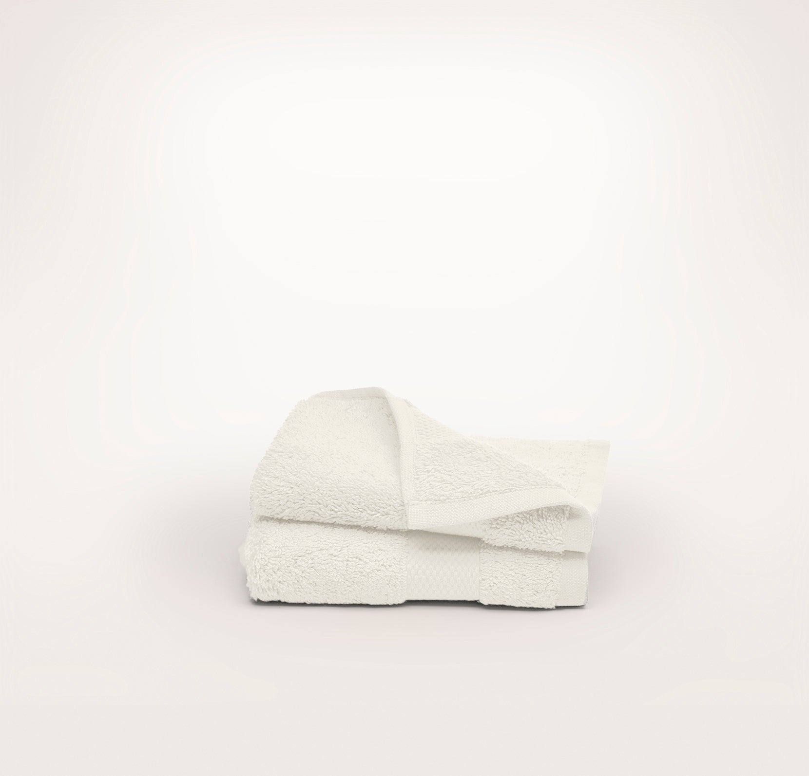 Plush Washcloths (Pair) - Cream