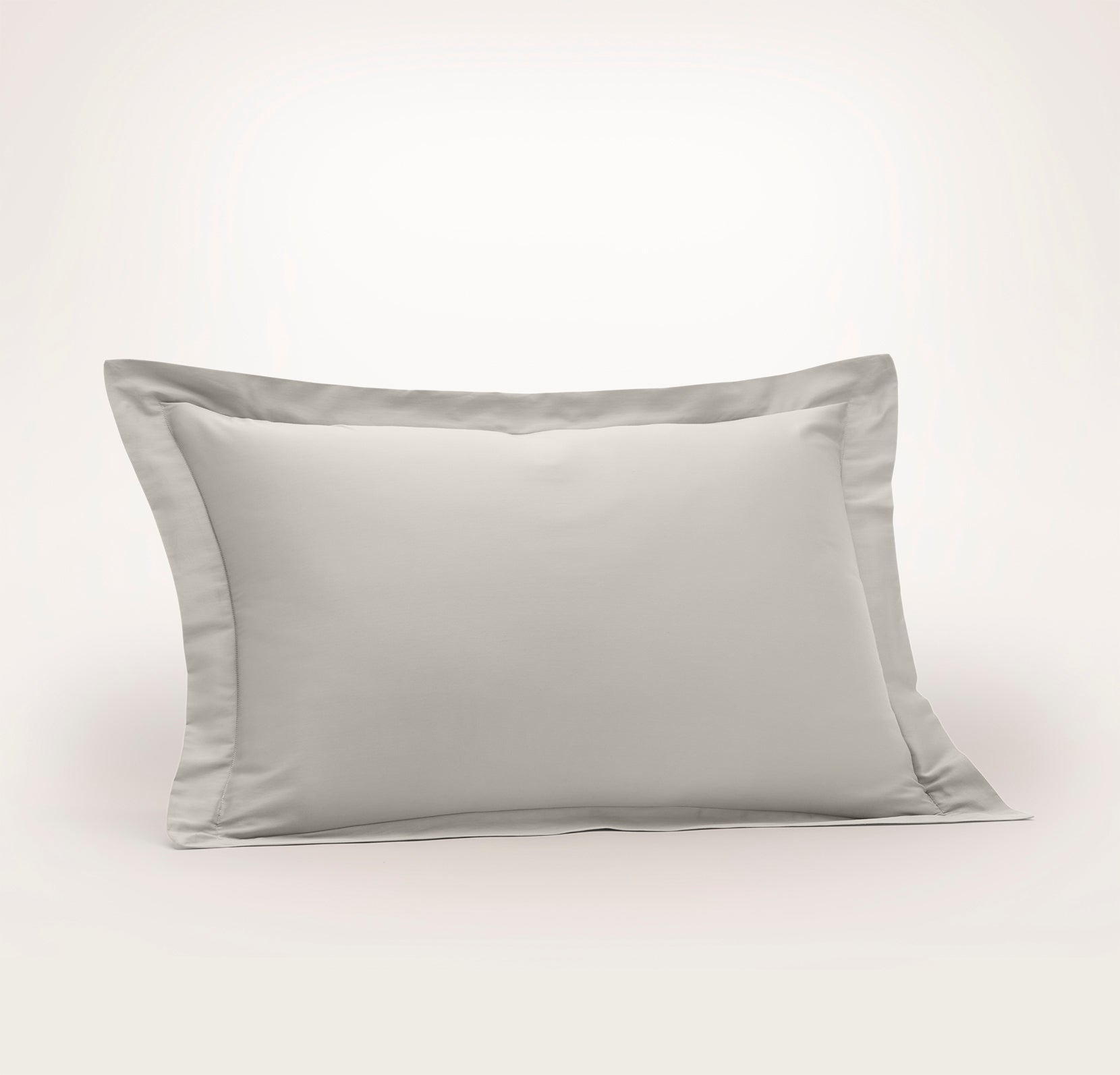 Signature Hemmed Sham - Pewter - Standard