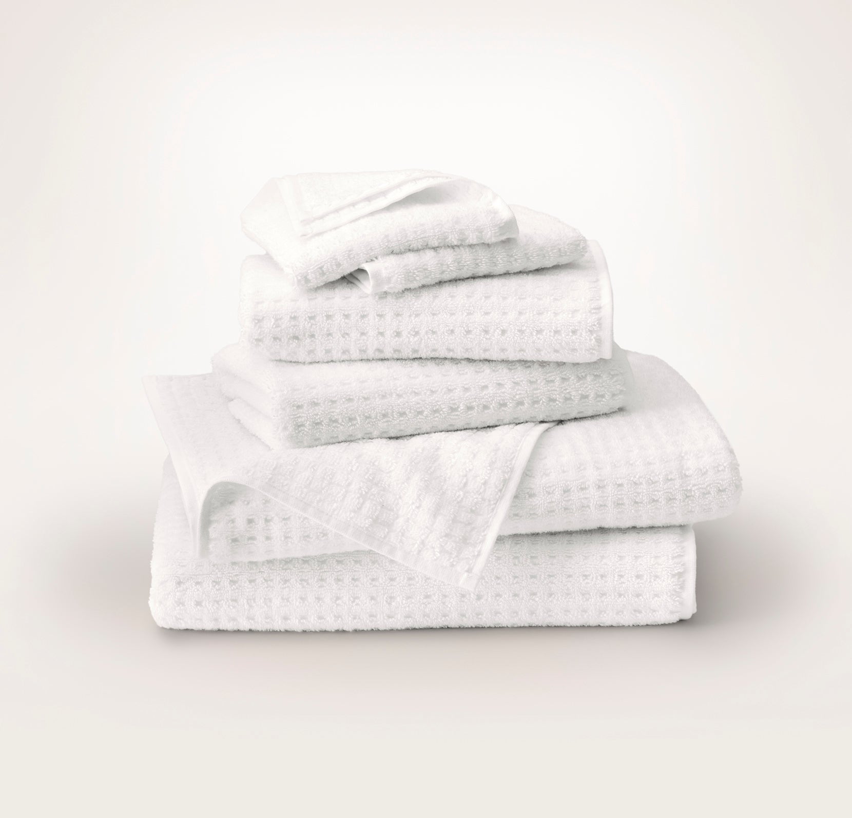 Turkish Waffle Bath Towel Set