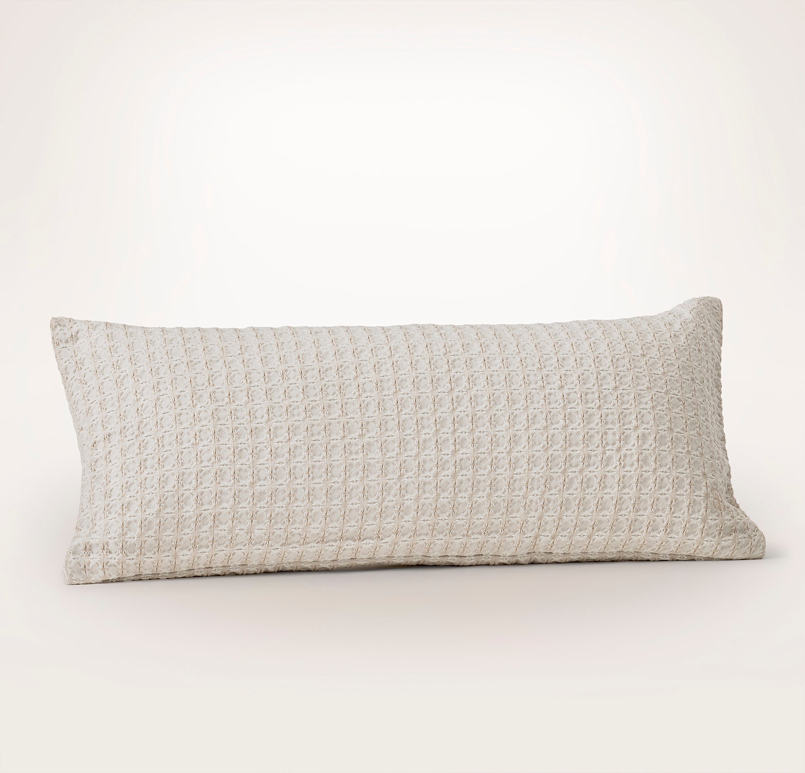 Mosaic Waffle Pillow Cover - Mist/Cream/Oak
